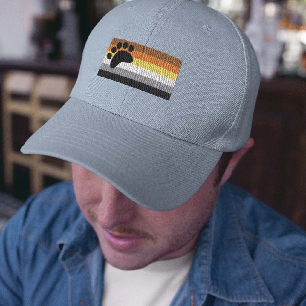 Gay Bear Flag Dad Cap Gay Bear Flag Dad Cap