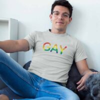 Gay T-Shirt Grey