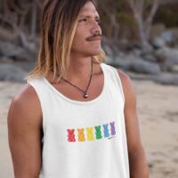 Pride Gummies Tank Top White