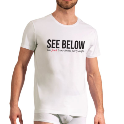 See Below. The jock is my theme party outfit.