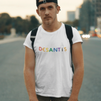 Fk DeSantis Tee - White Man w/ Ball Cap